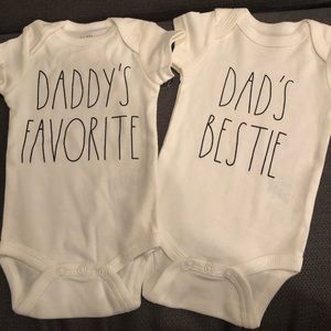Rae Dunn Baby Onesies